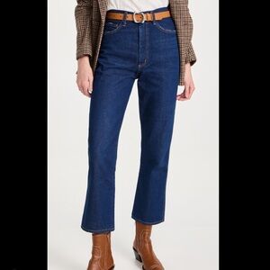 AGOLDE pinch waist kick flare in radio